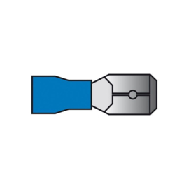 Kabelverbinders 740 blauw blister 10-stuks