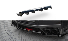 Maxton Design Achtersplitter (met verticale stangen) Nissan GTR R35 Facelift