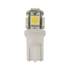 5Q T-10 LED Lampen 12V Xenon-Optiek Geel, set à 2 stuks (5050-3 chips)