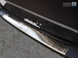 RVS Chroom Achterbumperprotector passend voor Volkswagen Crafter & MAN TGE 2017- 'Ribs'