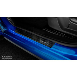 Zwart RVS Instaplijsten passend voor Skoda Kamiq 2019- 'Special Edition' - 4-delig