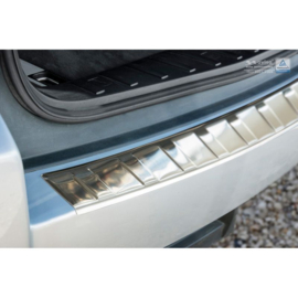 RVS Achterbumperprotector passend voor BMW X3 (E83) Facelift 2006-2010 'Ribs'
