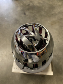 Air Filter 76mm Chroom/Rood R