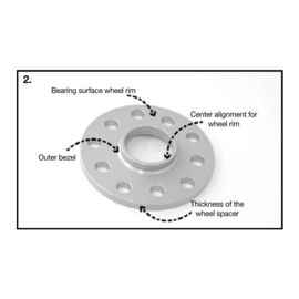 H&R DRS-Systeem Spoorverbrederset 30mm per as - Steekmaat 5x108 - Naaf 63,3mm - Boutmaat M12x1,5 - passend voor Ford/Volvo - Zwart