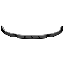 Oneway Voorspoilerlip passend voor BMW X1 F48 M-Pack 2015-2019 - Glanzend zwart