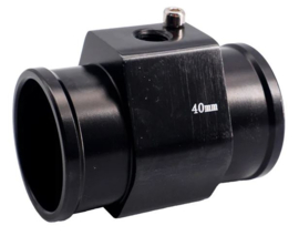Simoni Racing Watertemperatuursensor Fitting - Zwart geanodiseerd aluminium - Ø40mm