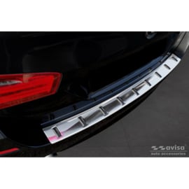 RVS Achterbumperprotector passend voor BMW 5-Serie (F11) Touring 2011-2013 & Facelift 2013-2017 'STRONG EDITION'