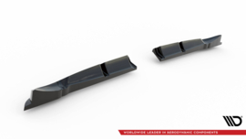 Maxton Design Achtersplitter (met verticale stangen) Brabus Smart Fortwo C451 Facelift