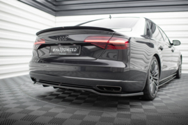 Maxton Design Achtersplitter (met verticale spijlen) Audi A8 D4 Facelift