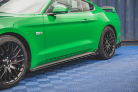 Maxton Design Zijskirts Diffusers + Flaps Ford Mustang GT Mk6 Facelift