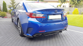 Maxton Design Achtersplitter (MET VERTICALE STANGEN) Lexus Rc