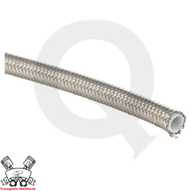 PTFE brandstof / olie slang D10 - RVS mantel