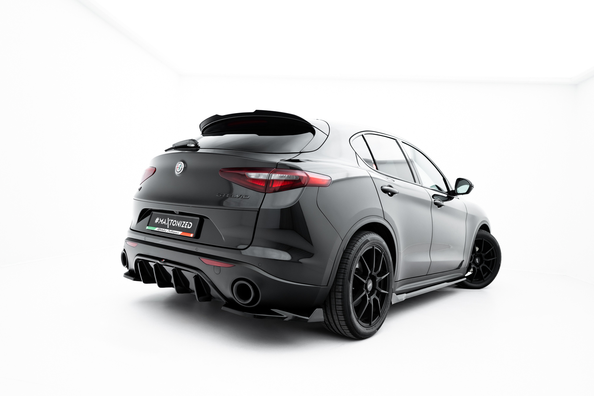 Maxton Design Achterzijde splitters V.2 Alfa Romeo Stelvio Mk1