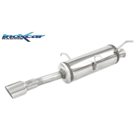 100% RVS Sportuitlaat passend voor Peugeot 306 2.0 16v Cabrio 133pk 1997- 1x90mm Rally