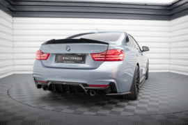 Maxton Design Achterspoiler BMW 4 Coupé / Gran Coupé / Cabrio M-Pack F32 / F36 / F33 (uitvoering met enkele uitlaten aan beide zijden)