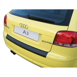 ABS Achterbumper beschermlijst passend voor Audi A3 8P 3 deurs 2003-2008 Zwart