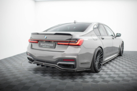 Maxton Design Achtersplitter (met verticale stangen) V.2 BMW 7 G11 M-Pack Facelift