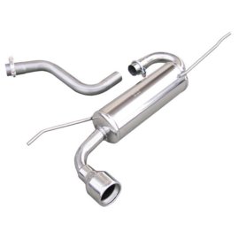 100% RVS Sportuitlaat passend voor Volkswagen Golf V 1.6 FSi (115pk) 2003- 102mm