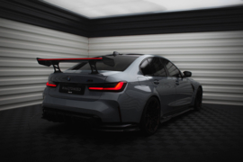 Maxton Design Carbon Spoiler Met Interne Beugels Staanders + LED BMW M3 G80 / M340i G20 / 3 M-Pack G20 / 3 Standaard G20