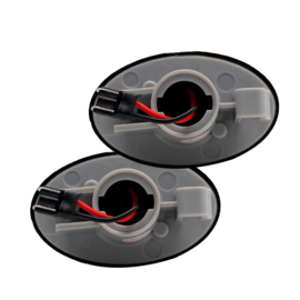Set LED Zijknipperlichten passend voor Mercedes A-Klasse W168 / Vito W639 / Vito W447 / Citan W415 - Rookgrijs- incl. Dynamic Running Light