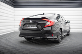 Maxton Design Street Pro Achterzijde Splitters + Flaps Honda Civic Mk10