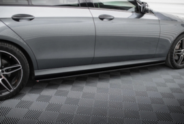 Maxton Design Zijskirts Diffusers Mercedes-Benz E43 AMG / AMG-Line W213 + Mercedes-Benz E43 AMG / AMG-Line Sedan / Stationwagen W213 / S213
