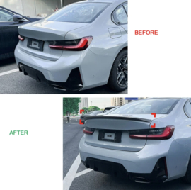 AutoStyle Achterspoiler passend voor BMW 3-Serie G20 Sedan 2019- (ABS Glanzend zwart)