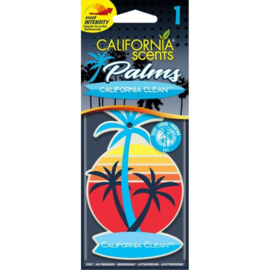 California Scents Palm Tree Luchtverfrisser - California Clean - 1 stuk