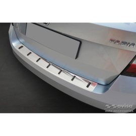 RVS Achterbumperprotector passend voor Skoda Fabia III Combi 2014-2018 'STRONG EDITION'