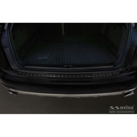 Echt 3D Carbon Achterbumperprotector passend voor Audi A6 Allroad 2012-2018 'Ribs'