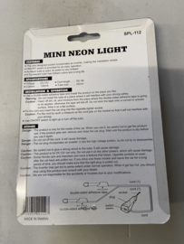 Mini Neon Light Blue