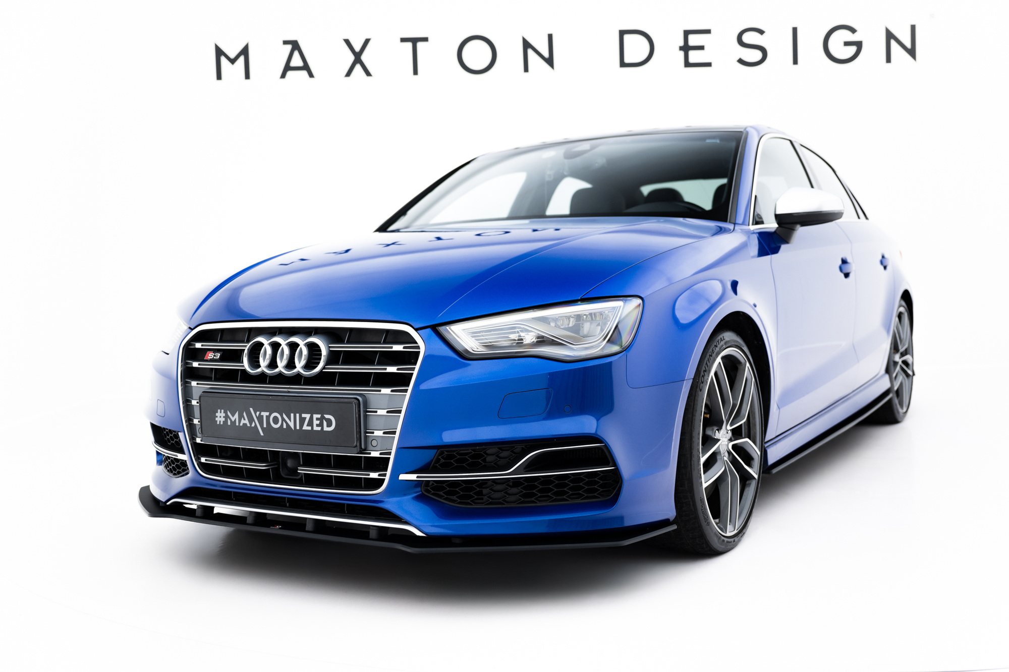 Maxton Design STREET PRO VOORSPLITTER AUDI S3 / A3 S-LINE SEDAN 8V