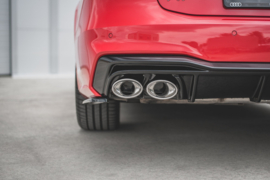 Maxton Design Achterspoiler + Uitlaat Eindstukken Imitatie Audi A7 S-Line C8 / S7 C8 / C8 Facelift / S7 Facelift