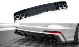 Maxton Design Achterspoiler + Uitlaat Eindstukken Imitatie Audi S6 / A6 S-Line C8