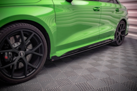 Maxton Design STREET PRO SIDESKIRTS DIFFUSERS + FLAPS AUDI RS3 SEDAN 8Y