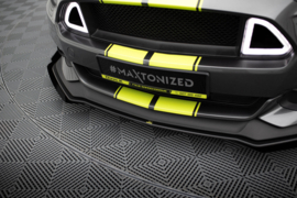Maxton Design Street Pro Frontsplitter + Flaps Ford Mustang GT Mk6