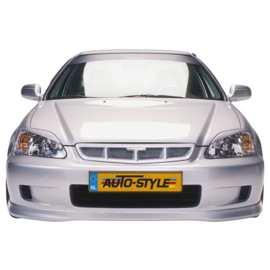 Voorspoiler passend voor Honda Civic 1999-2001 'Type-R Look'
