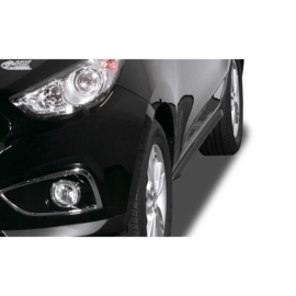 Sideskirts 'Slim' passend voor Hyundai ix35 2009-2016 (ABS zwart glanzend)