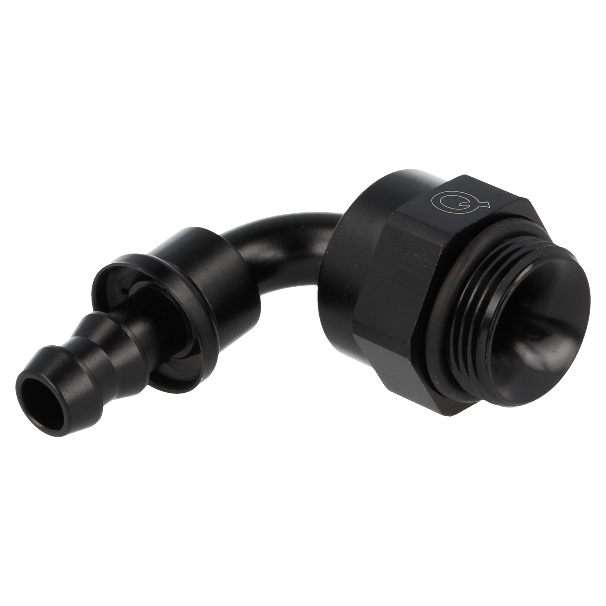 QSP oliekoeler adapter push-on 90° M22 - AN10