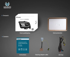 VLAND LED-koplampen voor Ford Mustang 2005-2009