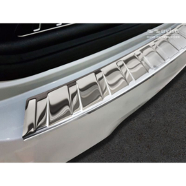 RVS Achterbumperprotector passend voor BMW X3 (G01) 2017-2021 & Facelift 2021- excl. M-Pakket 'Ribs'