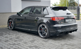 Maxton Design SIDESKIRTS DIFFUSERS AUDI RS3 8V FL SPORTBACK Gloss Black