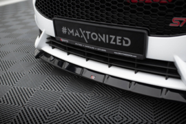 Maxton Design Frontsplitter V.6 + flappen Ford Fiesta ST Mk7 Facelift