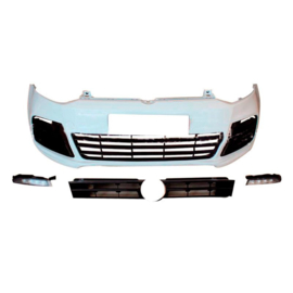 AutoStyle Voorbumper passend voor Volkswagen Polo 6R 2009-2014 'R-Look' incl. Grills & DRL's (PP)