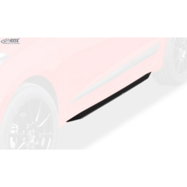 Sideskirts 'Slim' passend voor Hyundai i20 GB 2014- (ABS zwart glanzend)