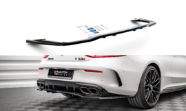 Maxton Design Achtersplitter (met verticale spijlen) Mercedes-AMG C 63AMG Coupé AMG Aero Pack C205 Facelift