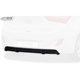 Achterskirt 'Diffusor' passend voor Hyundai i30 (GD) 2012- (ABS zwart glanzend)