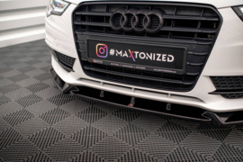 Maxton Design VOORSPLITTER V.1 AUDI A5 COUPÉ / SPORTBACK 8T FACELIFT Gloss Black