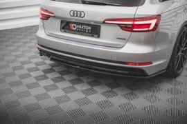 Maxton Design ACHTERZIJSPLITTERS V.2 AUDI A4 S-LINE B9 Gloss Black