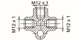 T-stuk M12